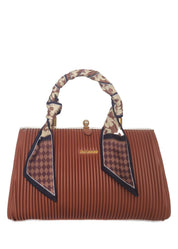 Dark Mouve party handbag front view3