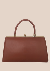 Dark Mouve party handbag back view