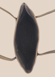 Brown handbag from doodluxe interior view