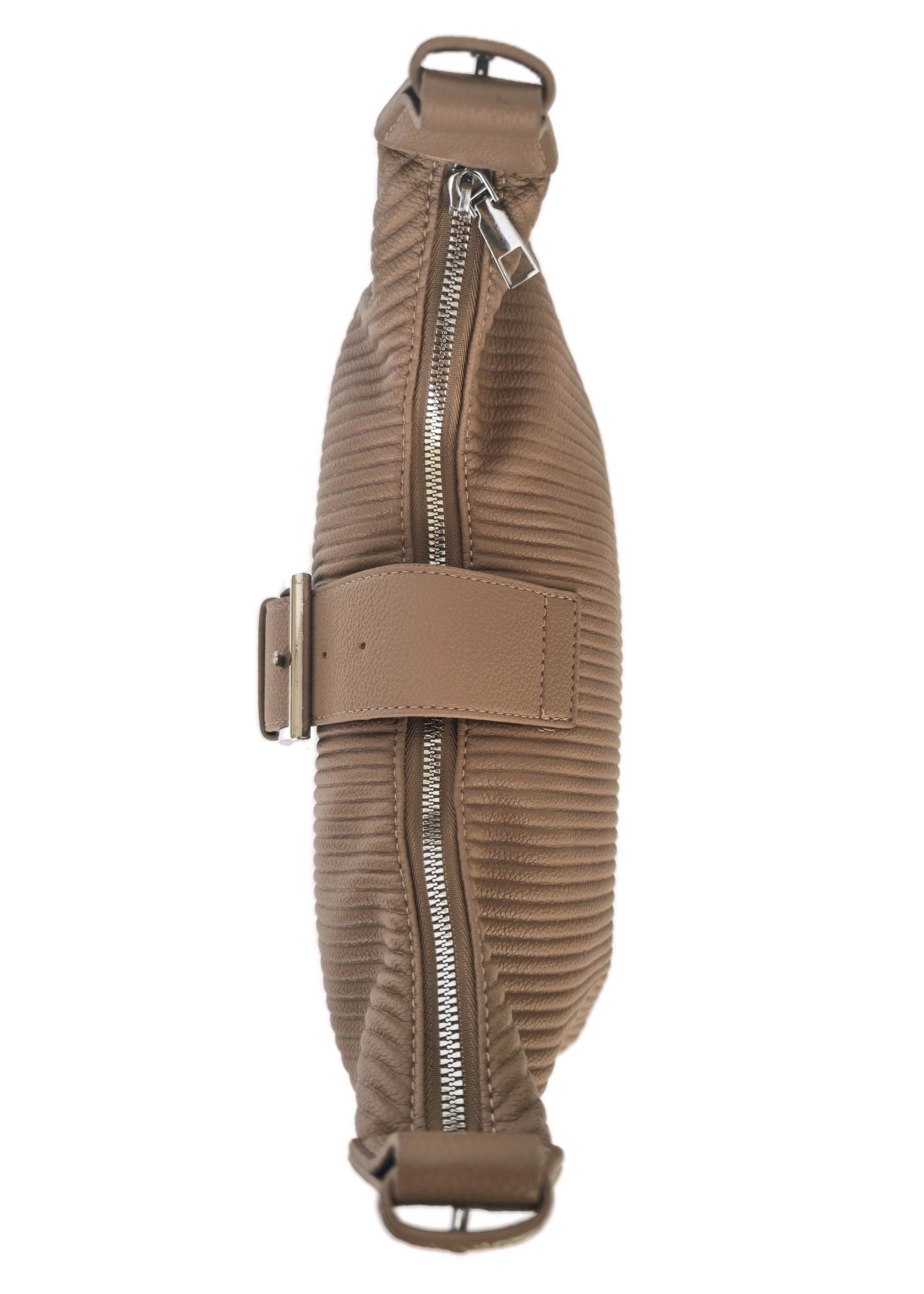 Cocoa Buckle Shoulder Bag