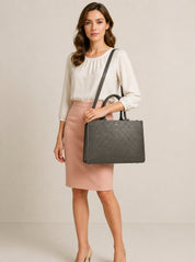Aurora Quilted Office Tote