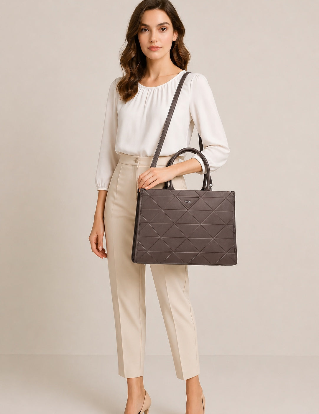 Aurora Quilted Office Tote