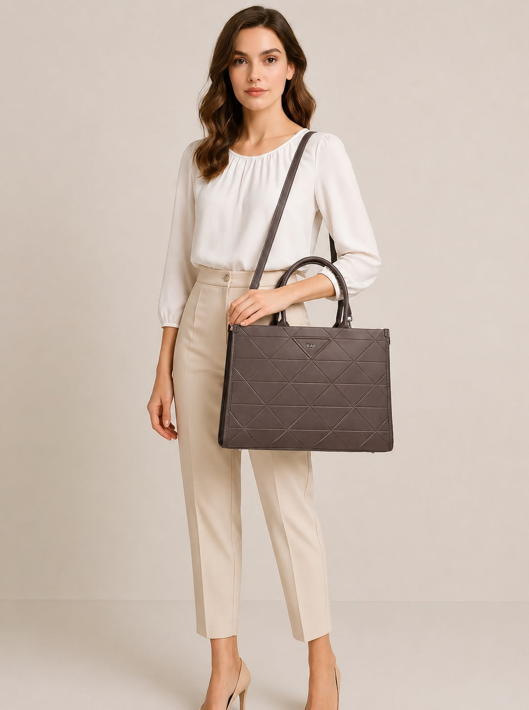 Aurora Quilted Office Tote
