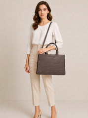 Aurora Quilted Office Tote