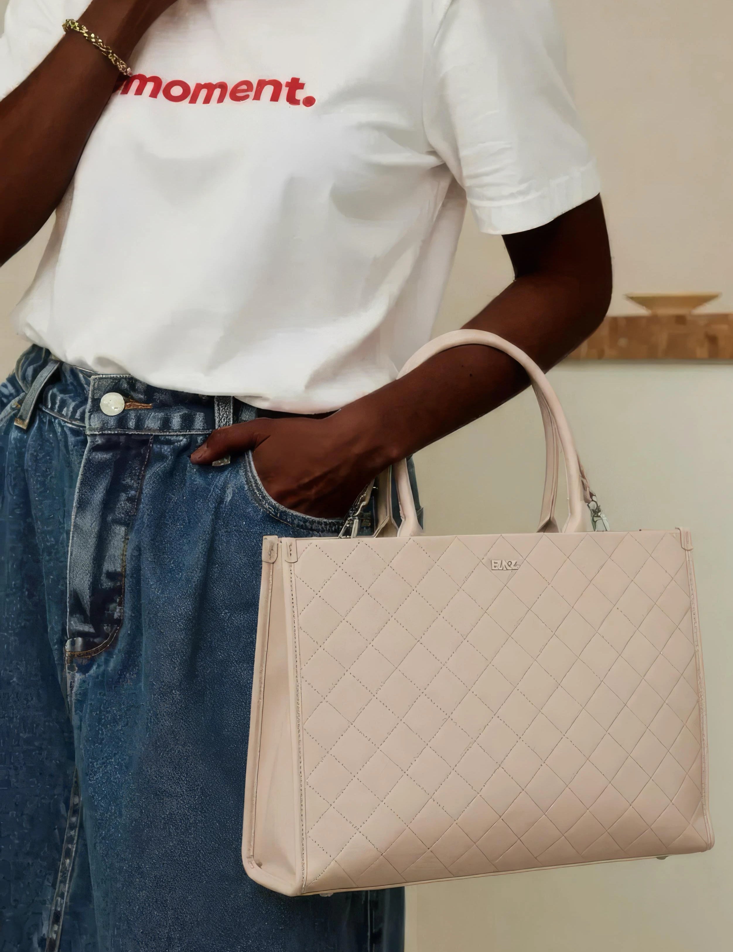 Aurora Quilted Office Tote