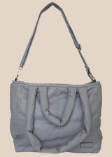 THE "PILLOW" PADDED TOTE BAG | QUILTED SHOULDER BAG