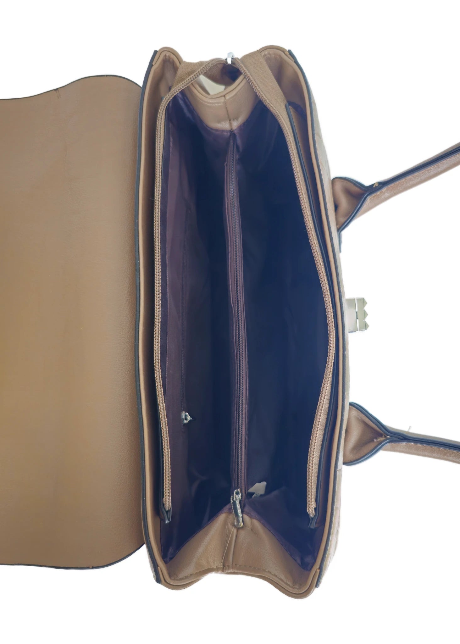 THE "URBANE" STRUCTURED SATCHEL | EMBOSSED FAUX LEATHER